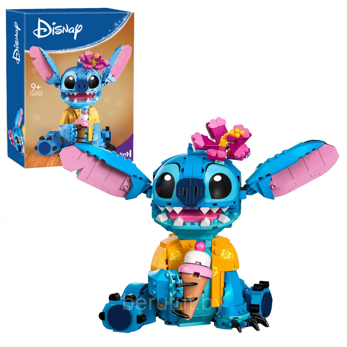 464889962_w640_h640_konstruktor-disney-stich.jpg Konstruktors “Stitch” ar kustīgām detaļām – 744 detaļas - Image 1
