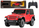 Tālvadības auto R/C 1:24 Jeep Wrangler JL Rubicon – sarkans