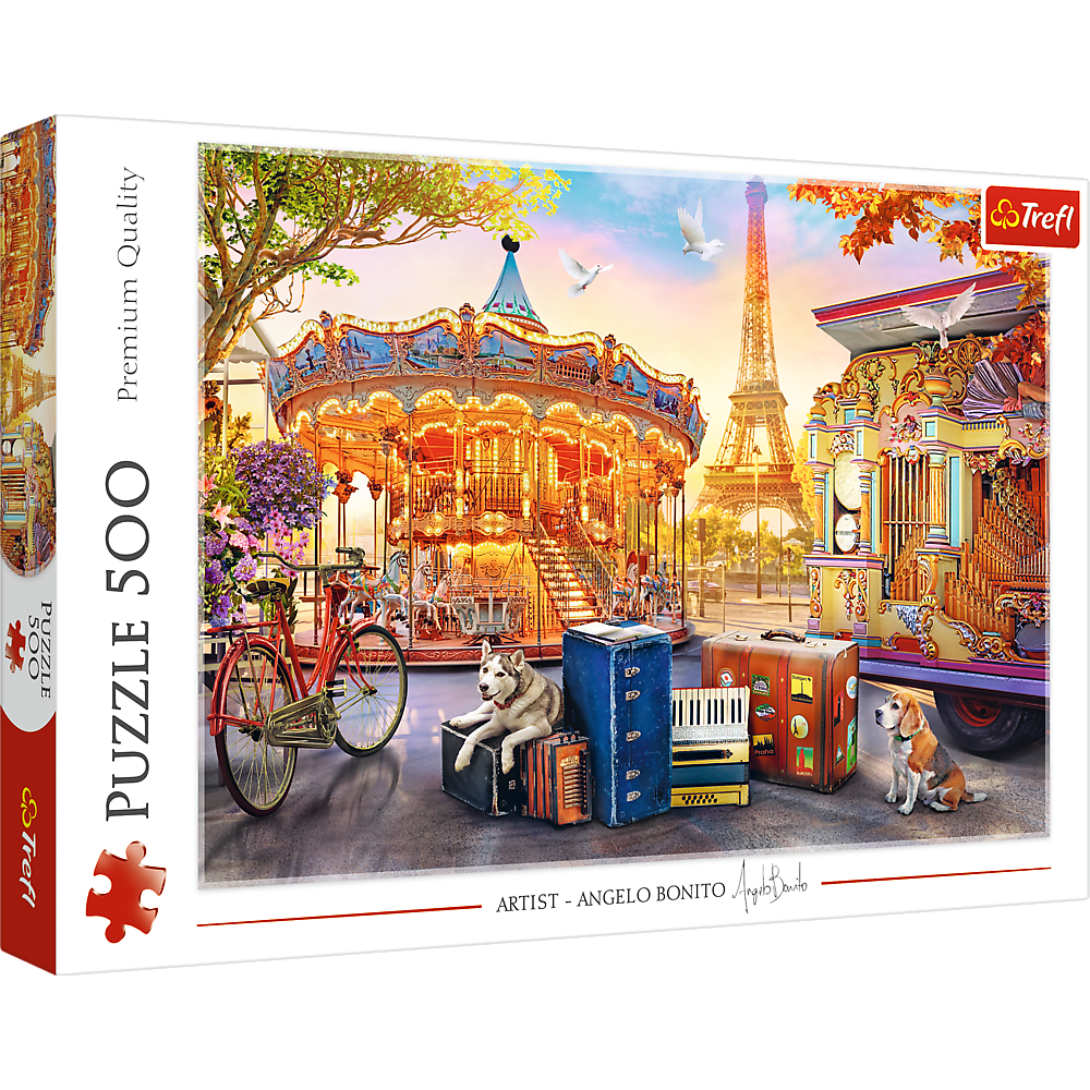eng_pl_Puzzle-500-Holiday-in-Paris-Trefl-37426-25996_1 Puzle “Brīvdienas Parīzē” – 500 detaļas - Image 1