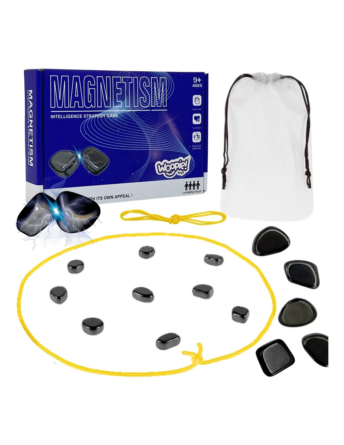 woopie-game-magnetic-stones-in-a-string-20-pcs Magnētiskā spēle “Magnētiskie akmeņi virvē” 20 gab. - Image 1