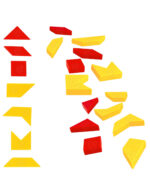 IQ loģikas spēle “Tangram Pocket Puzzle” - Image 4