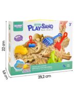 Kinētisko smilšu komplekts 0.5 kg ar formiņām un spēļu galdiņu - Image 5