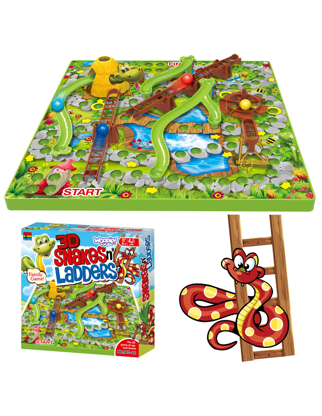 woopie-ladders-and-snakes-board-game-5 (3) Galda spēle “Kāpnes un čūskas” - Image 1