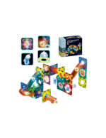 Magnētiskais konstruktors ar bumbiņu trasi un apgaismojumu 49 gab. - Image 6
