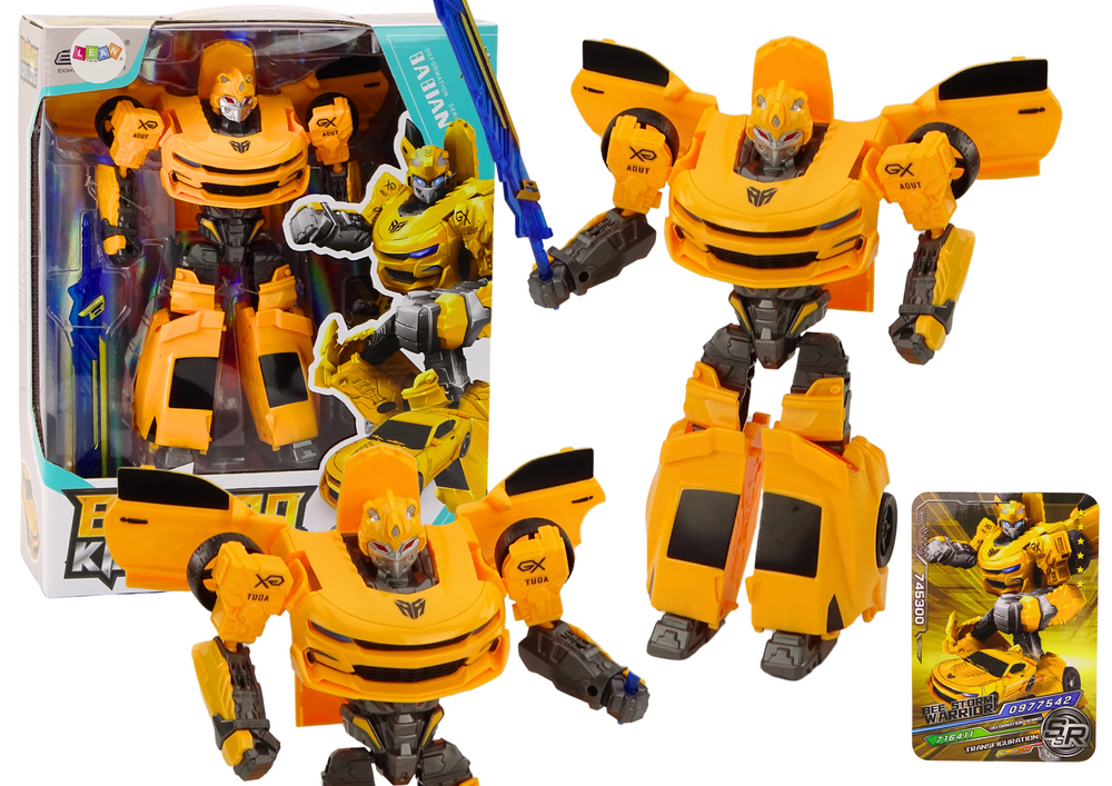 eng_pl_Auto-Robot-2in1-Transformation-Sporty-Yellow-18841_1 Transformējamais auto-robots 2 vienā – dzeltens sporta auto - Image 1