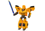 Transformējamais auto-robots 2 vienā – dzeltens sporta auto - Image 2