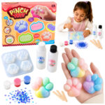 DIY Antistresa Kaķa Ķepiņas Squishy Komplekts – 44 Detaļas