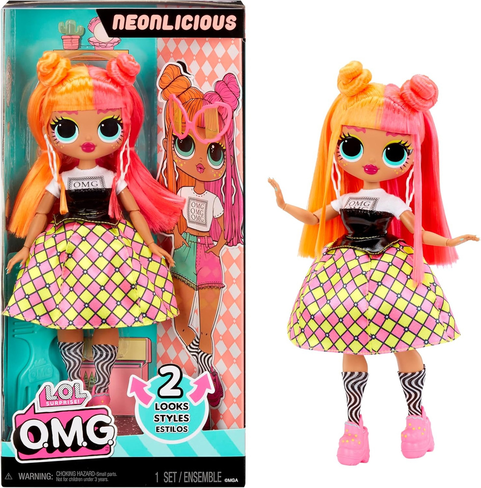 eng_pl_Doll-1580-L-O-L-SURPRISE-OMG-NEONCIOUS-30681_2 L.O.L. Surprise! O.M.G. Neonlicious lelle - Image 1