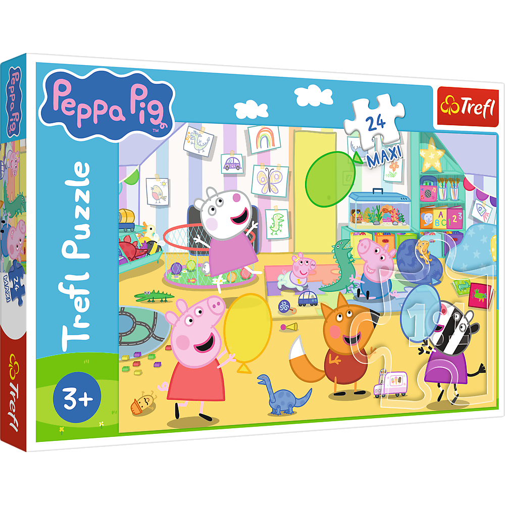 eng_pl_Puzzle-24-Maxi-Beautiful-Peppa-Peppa-Pig-Trefl-14367-27845_3 Puzzle 24 Maxi Peppa Pig – Skaistā Pepa - Image 1