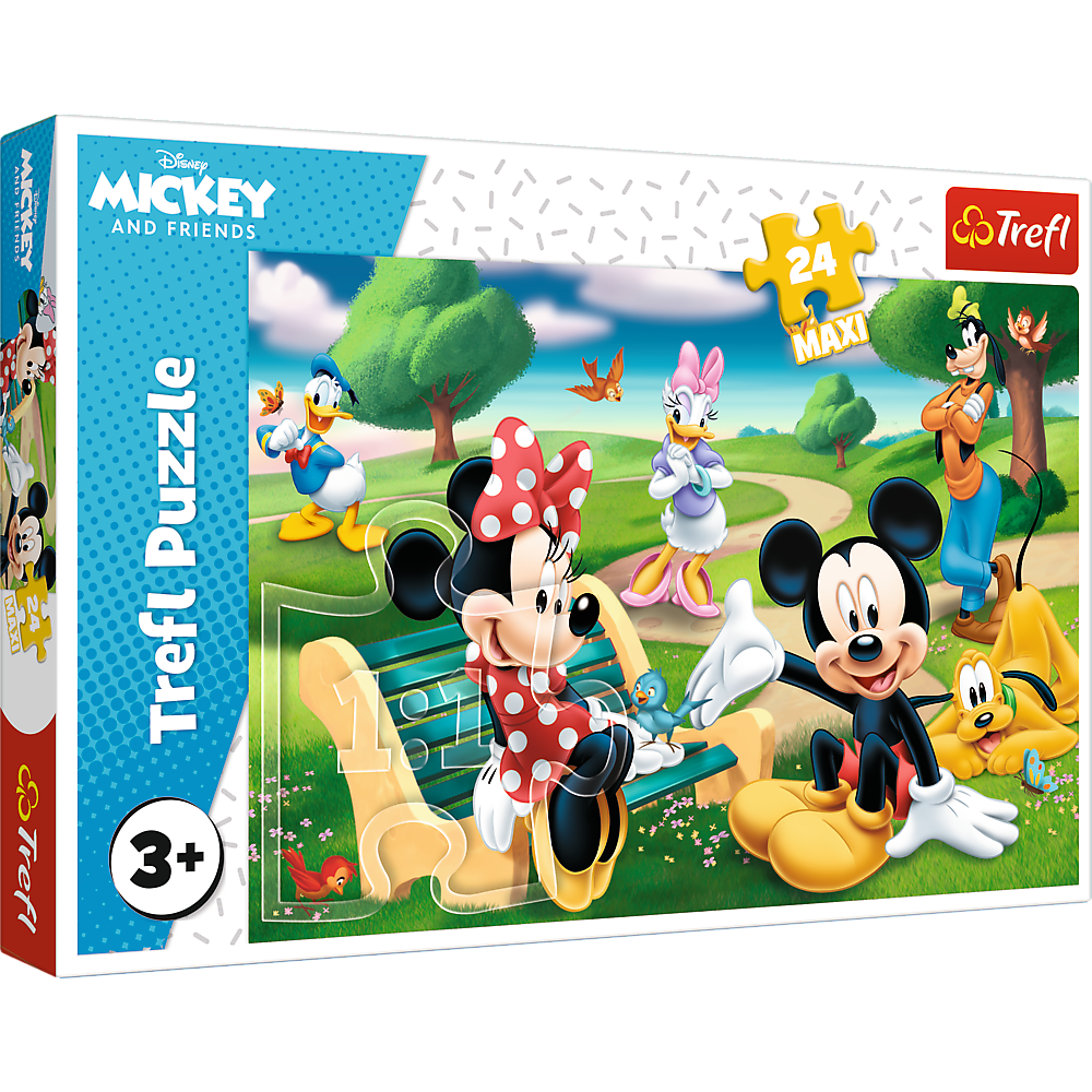 eng_pl_Puzzle-24Maxi-Mickey-Mouse-with-friends-Disney-Standard-Characters-Trefl-14344-26887_1 Mikipele un draugi Maxi puzle – 24 detaļas - Image 1
