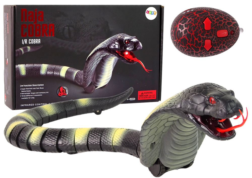 eng_pl_Remote-controlled-Cobra-Snake-12435_1 Attālināti vadāma kobra – melna čūska - Image 1