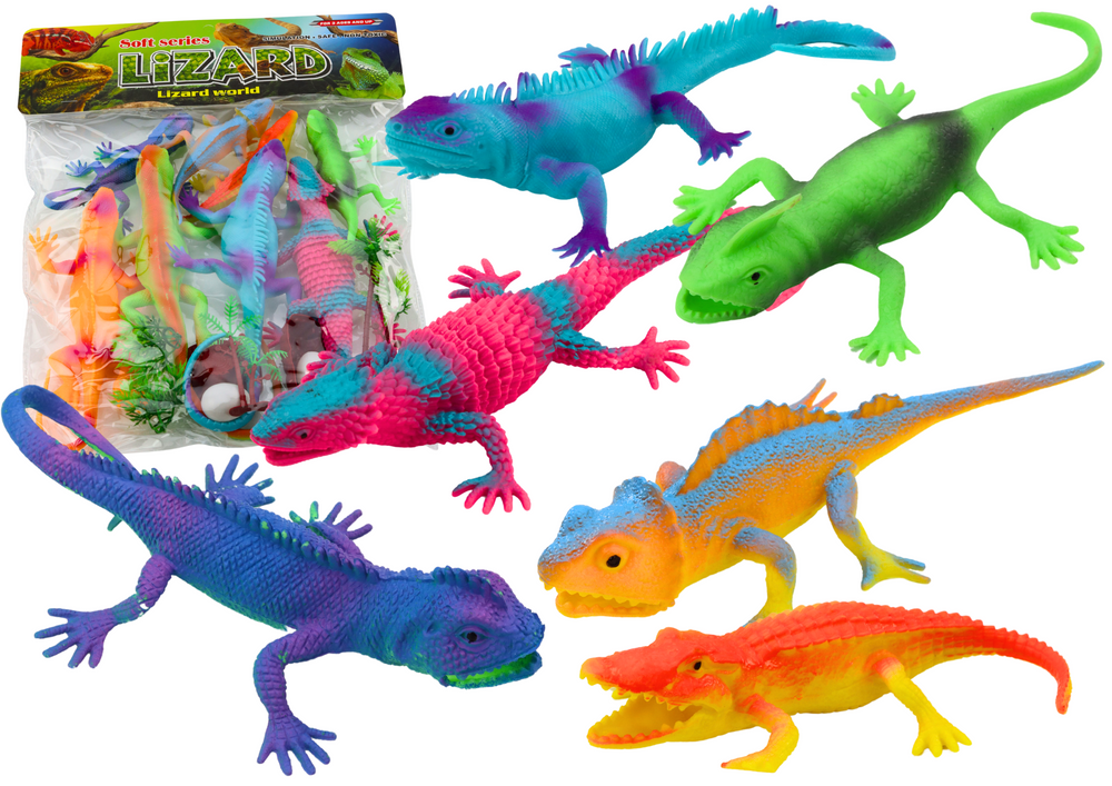 eng_pl_Set-of-8-Lizard-Reptile-Eggs-Tree-Figurines-17659_1 Rāpuļu figūriņu komplekts ar ķirzakām – 8 gab. - Image 1