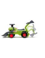 FALK Claas stumjamais traktors ar piekabi, frontālo iekrāvēju un kausu - Image 3