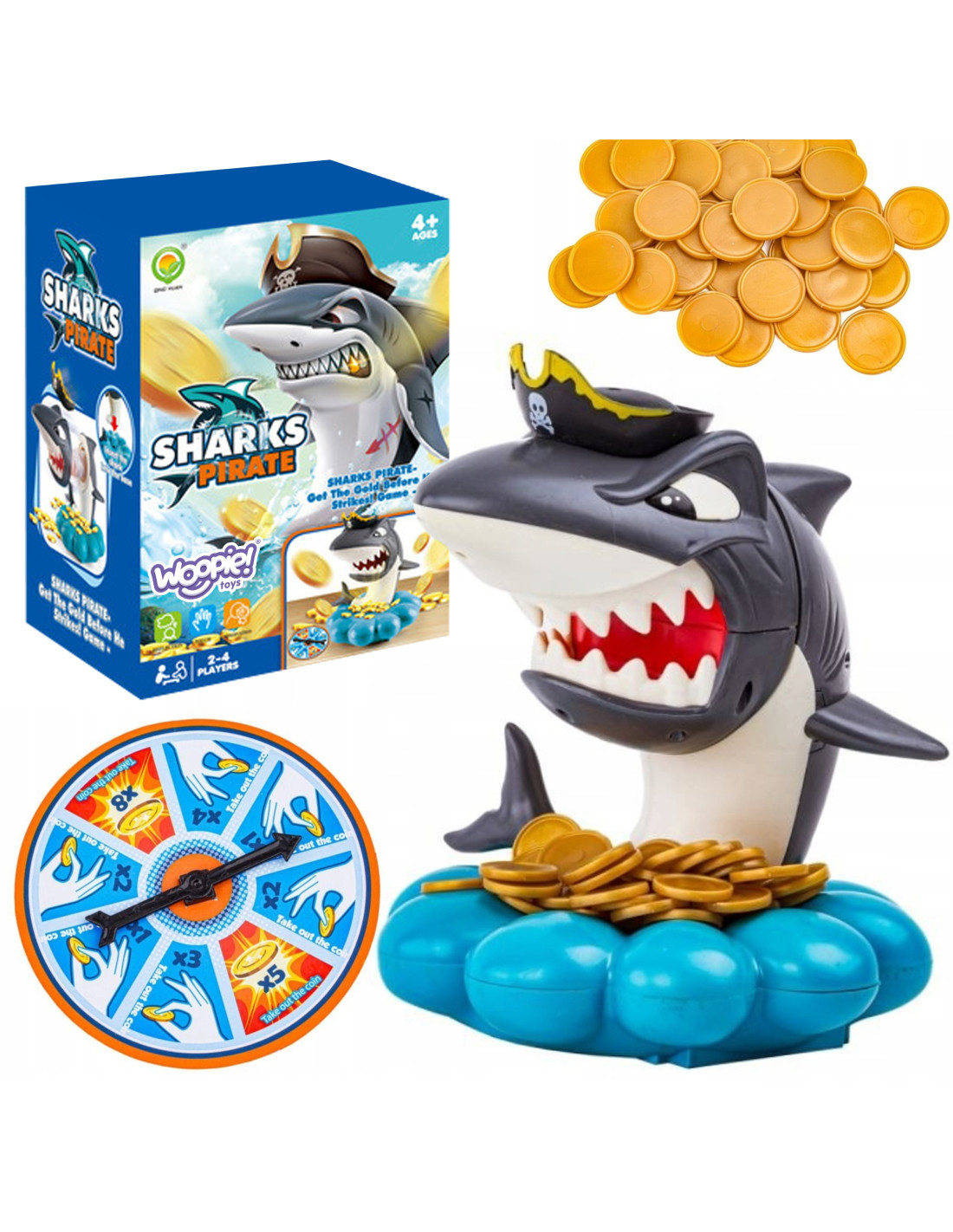 woopie-angry-shark-arcade-game Galda spēle Dusmīgā haizivs - Image 1