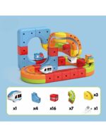 Magnētiskā trase Magic Cube Train ar vilcienu – 32 detaļas - Image 3