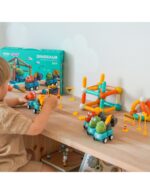 Magnētiskais Konstruktors "Dinozauri" – 84 Detaļas - Image 2