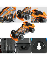 Tālvadības Sacīkšu Auto RC Racing Car ar LED Gaismām un Tvaika Efektu - Image 3